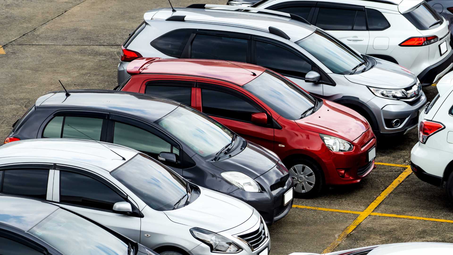 voiture sur un parking